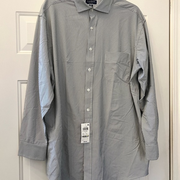 Club Room Men's Gray Dress Shirt - Picture 4 of 5